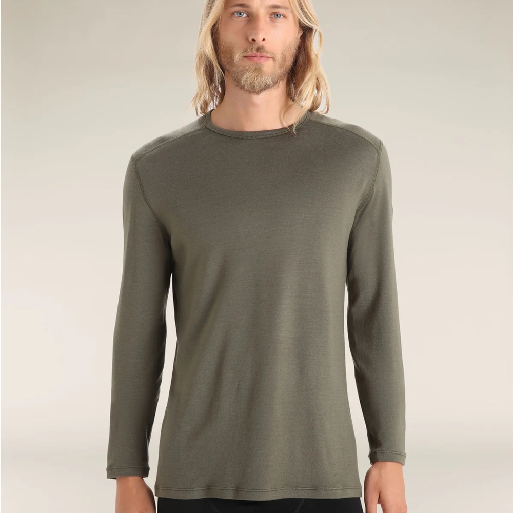 (NWT) Icebreaker Men's Merino 260 Tech Long Sleeve Crewe Thermal Top (XXL)
